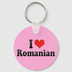 I Liebe Rumänisch Schlüsselanhänger