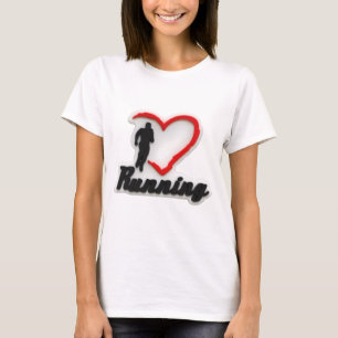 I Liebe Running Heart Runner T - Shirt