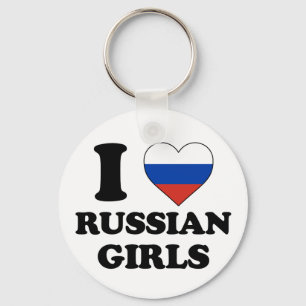 I Liebe Russische Mädchen Schlüsselanhänger