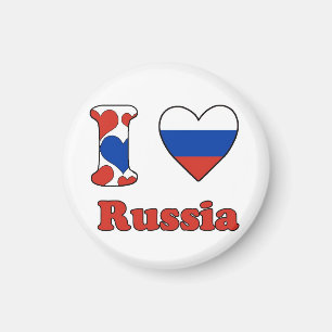 I Liebe Russland Magnet