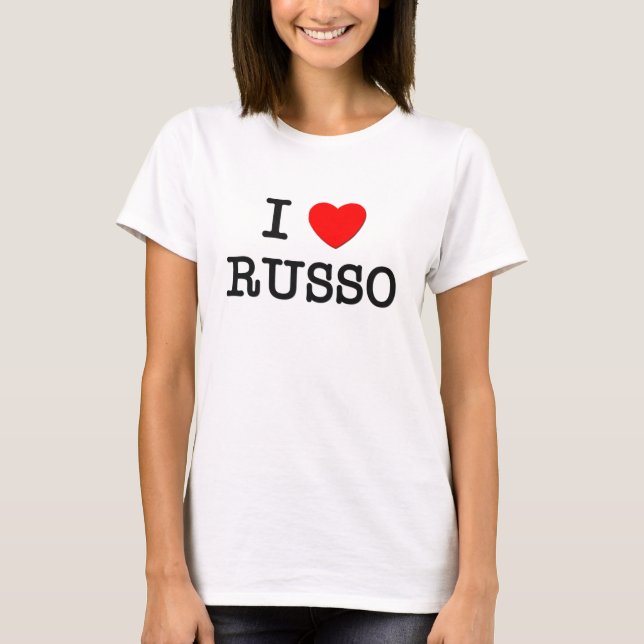 I Liebe Russo T-Shirt (Vorderseite)