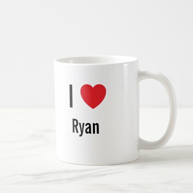 I Liebe Ryan Kaffeetasse (Rechts)
