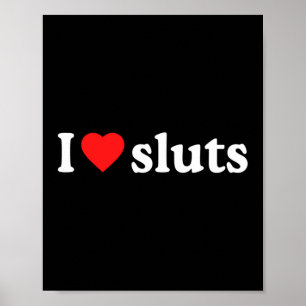 I Liebe S ・ I Herz S Y2k Ästhetische Langschläfche Poster