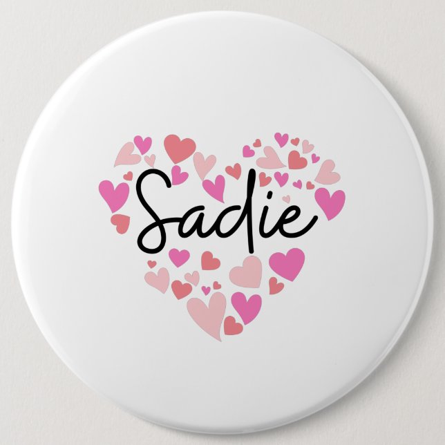 I Liebe Sadie Button (Vorderseite)