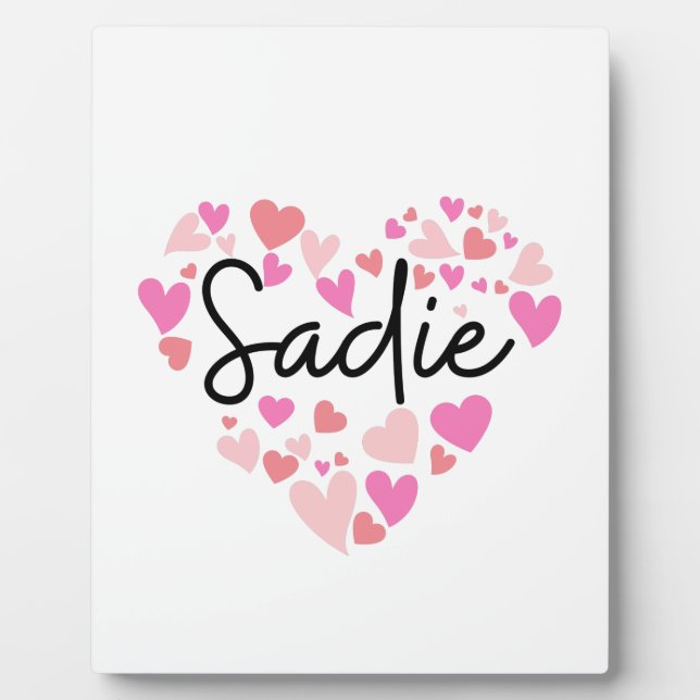 I Liebe Sadie Fotoplatte (Vorderseite)