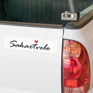 I Liebe Sakartvelo Tbilisi Autoaufkleber