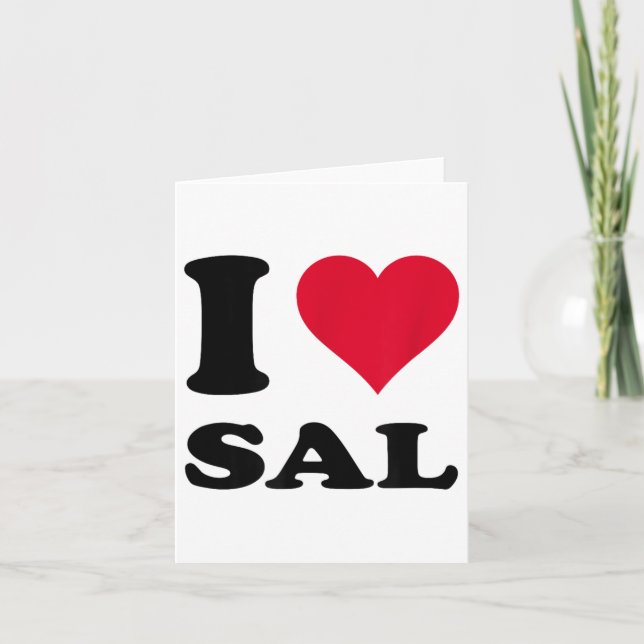 I Liebe Sal _1 Karte (Vorderseite)