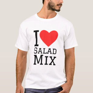 I Liebe Salatmischung T-Shirt