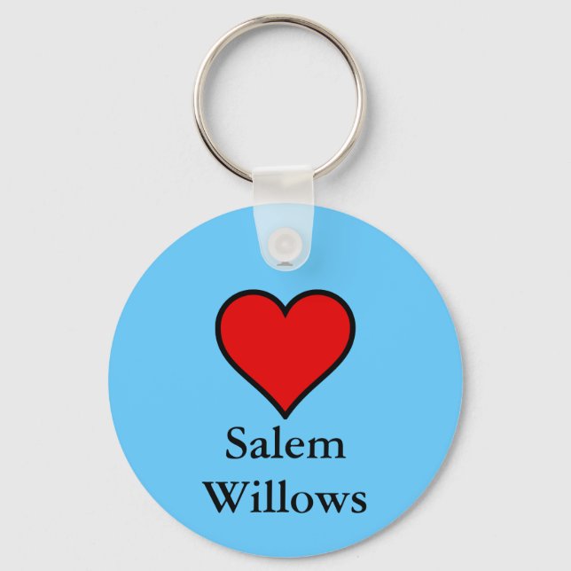 I Liebe Salem Willows Schlüsselanhänger (Vorderseite)