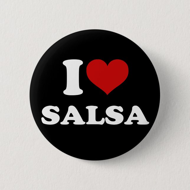 I Liebe Salsa Button (Vorderseite)