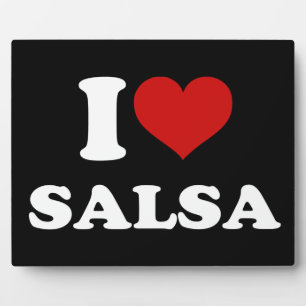 I Liebe Salsa Fotoplatte