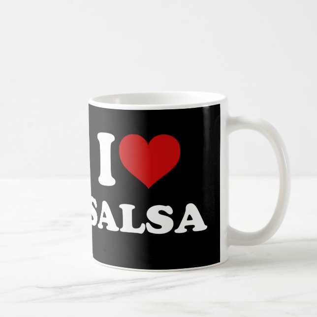 I Liebe Salsa Kaffeetasse (Rechts)