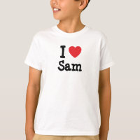 I Liebe Sam Herzstück T - Shirt