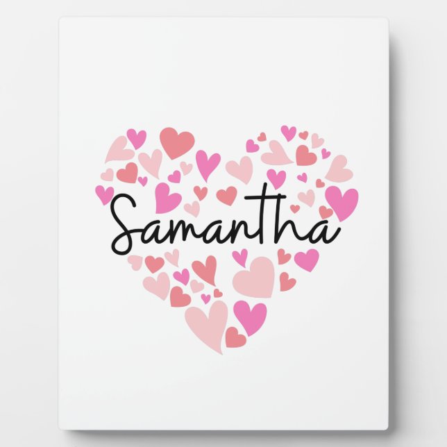 I Liebe Samantha Fotoplatte (Vorderseite)