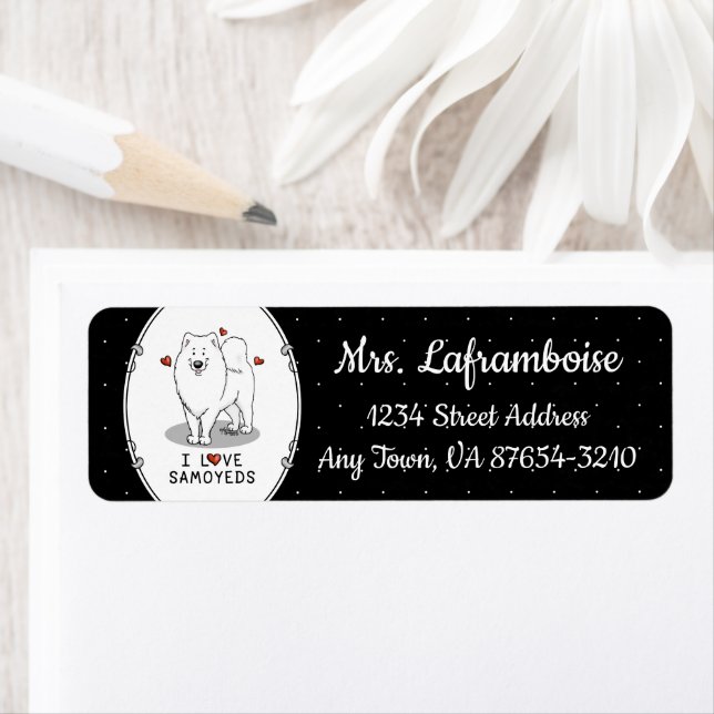 I Liebe Samoyeds - Niedlicher Hund (Insitu)