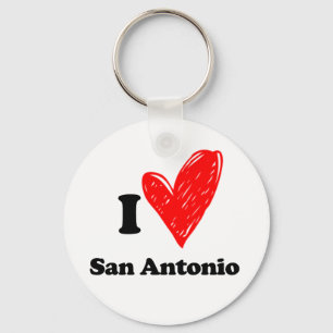 I Liebe San Antonio Schlüsselanhänger