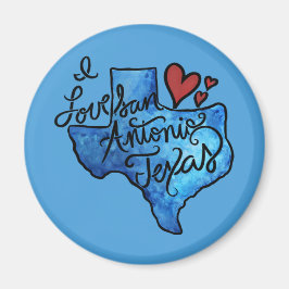 I Liebe San Antonio Texas Magnet