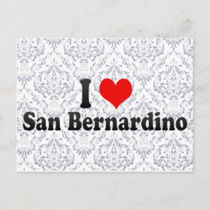 I Liebe San Bernardino, Staaten Postkarte