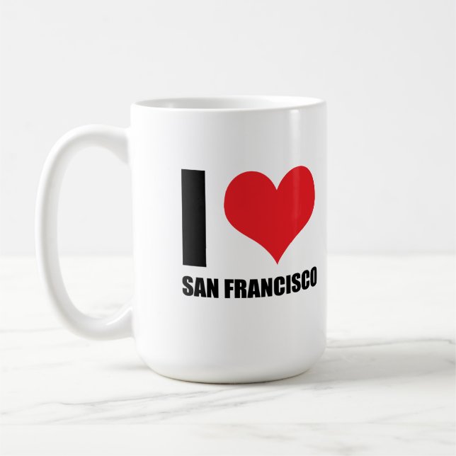I Liebe San Francisco Kaffeetasse (Links)