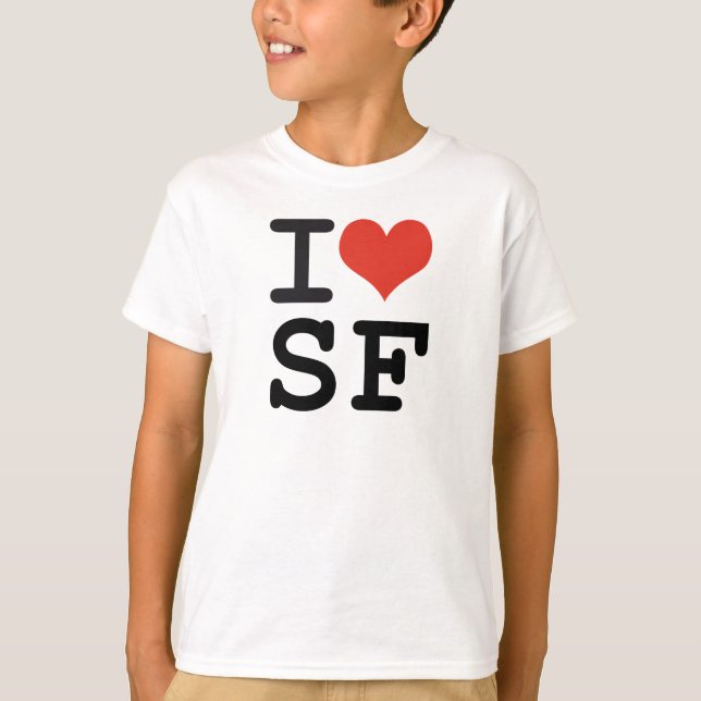 I Liebe San Francisco T-Shirt (Vorderseite)