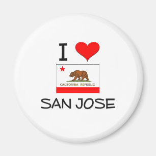 I Liebe SAN JOSE Kalifornien Magnet
