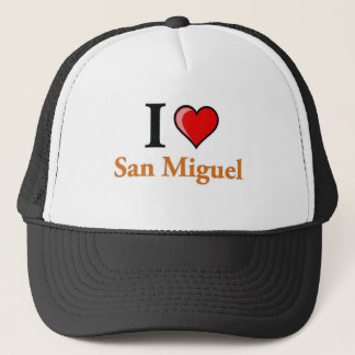 I Liebe San Miguel Truckerkappe
