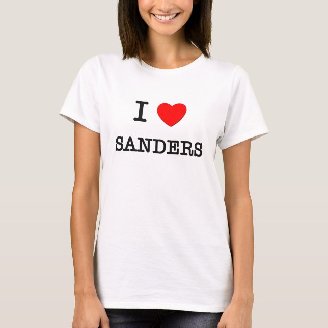 I Liebe-Sandpapierschleifmaschinen T-Shirt (Vorderseite)