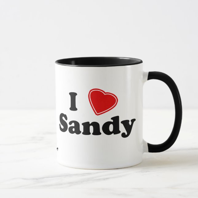I Liebe Sandy Tasse (Rechts)