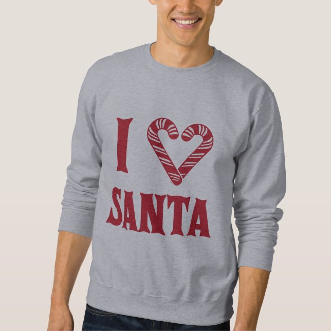 I Liebe Sankt Sweatshirt (Vorderseite)