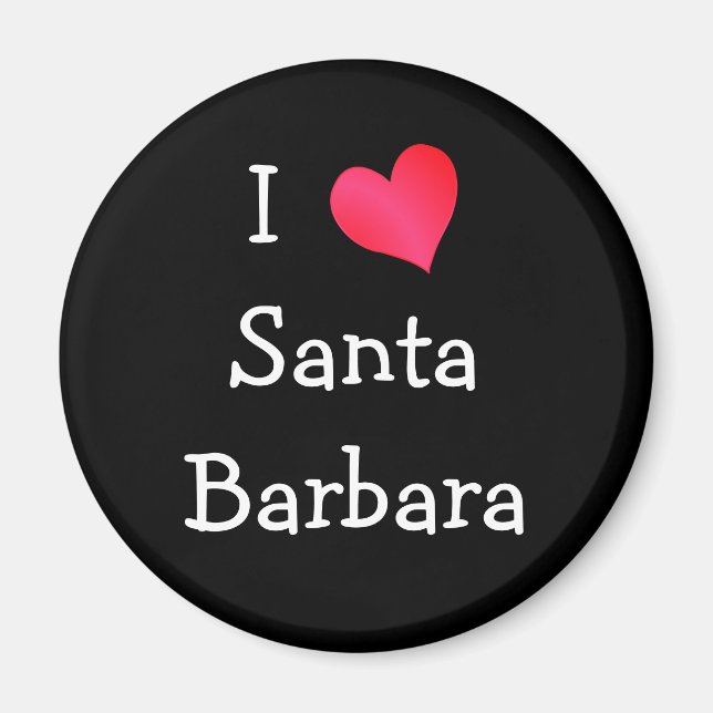 I Liebe Santa Barbara Magnet (Vorne)