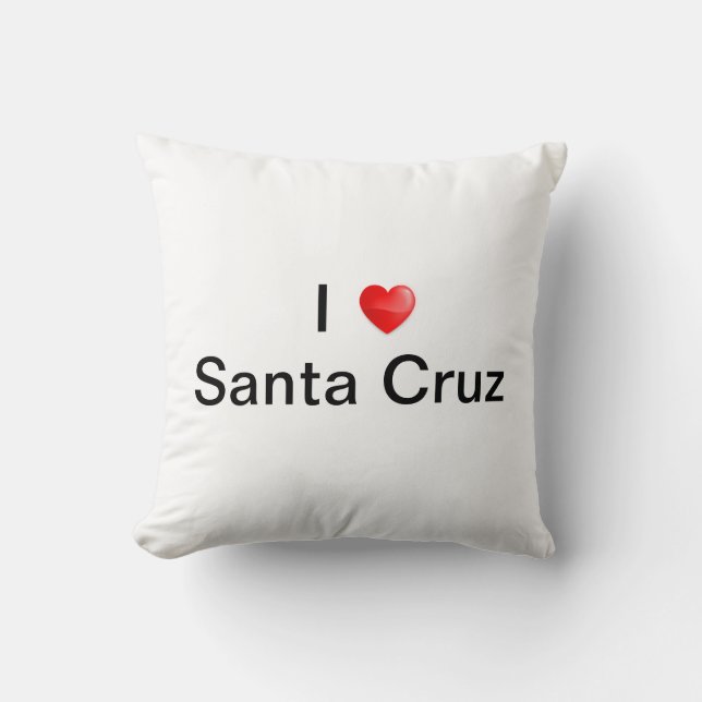 I Liebe santa Cruz Kissen (Vorderseite)
