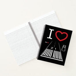 I Liebe Santa Monica Airport Start 21 / 3 Notizbuch