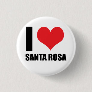 I Liebe Santa Rosa Button