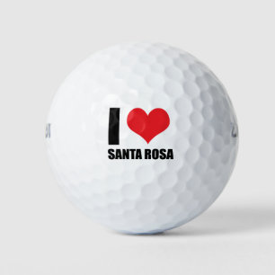 I Liebe Santa Rosa Golfball