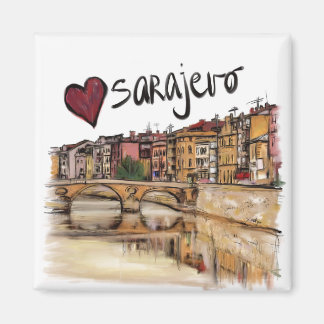 I Liebe Sarajevo Magnet