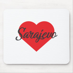 I Liebe Sarajewo - Bosnien und Herzegowina Mousepad