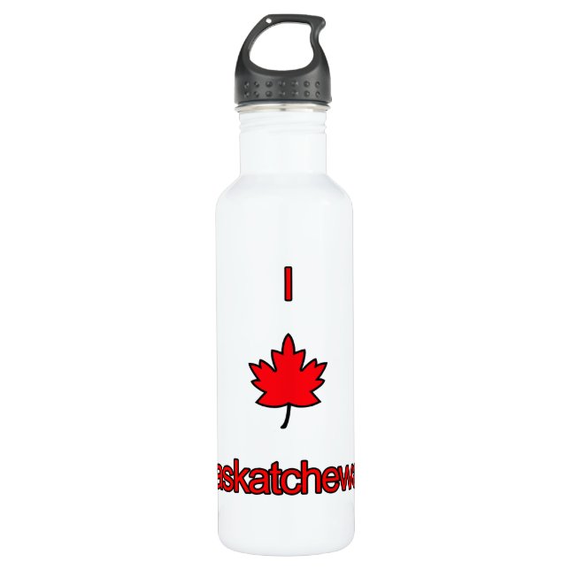 I Liebe Saskatchewan Trinkflasche (Vorderseite)