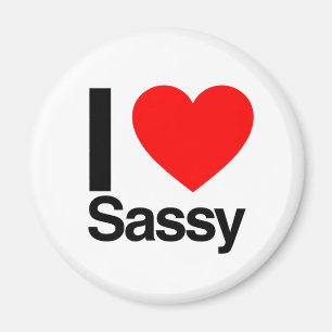 i Liebe sassy Magnet