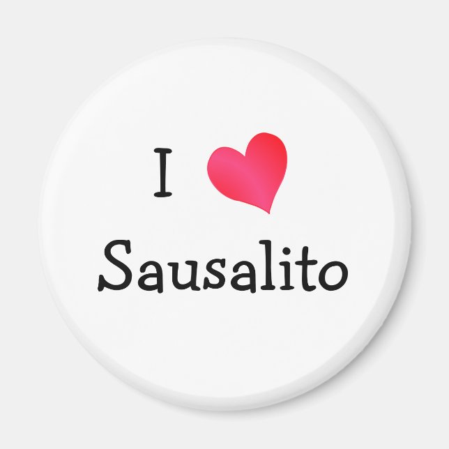 I Liebe Sausalito Magnet (Vorne)