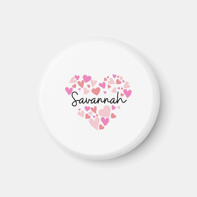 I Liebe Savannah Magnet (Vorne)