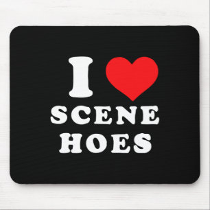 I Liebe Scene Hoes Matching WeihnachtsOutfits Mousepad