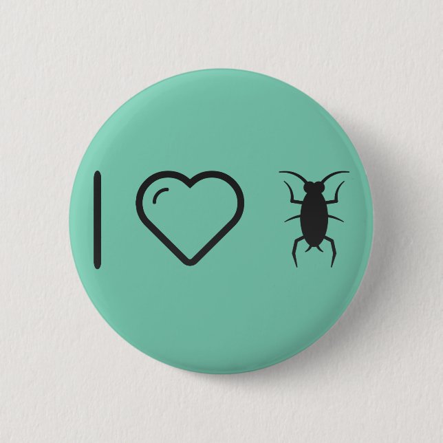 I Liebe-Schaben Button (Vorderseite)
