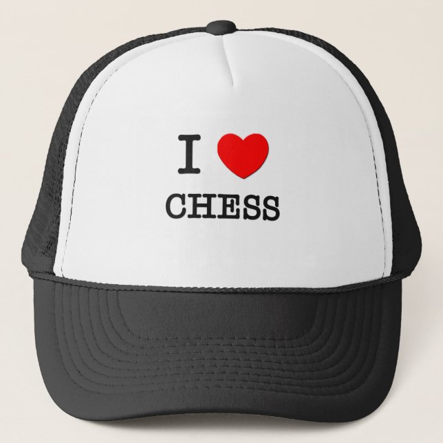 I LIEBE-SCHACH TRUCKERKAPPE (Vorderseite)