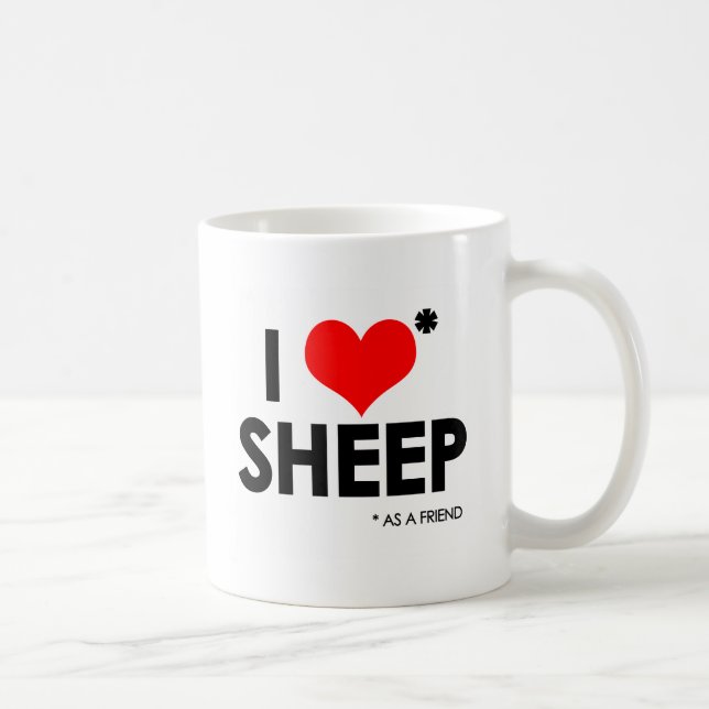 I Liebe * Schaf Kaffeetasse (Rechts)