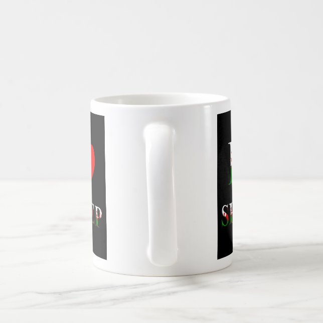 I Liebe-Schaf-Tasse (Waliser/Wales-Version) Kaffeetasse (Henkel)
