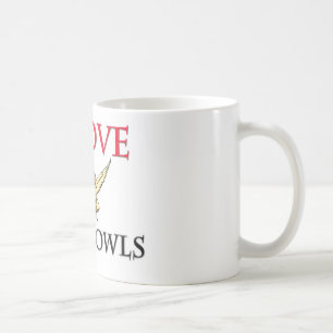 I Liebe-Schleiereulen Kaffeetasse
