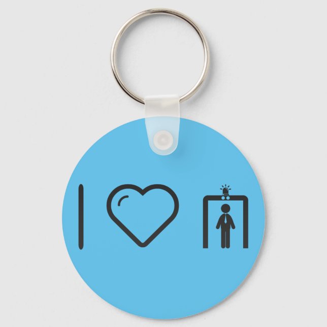 I LIEBE SCHLÜSSELANHÄNGER (Vorderseite)