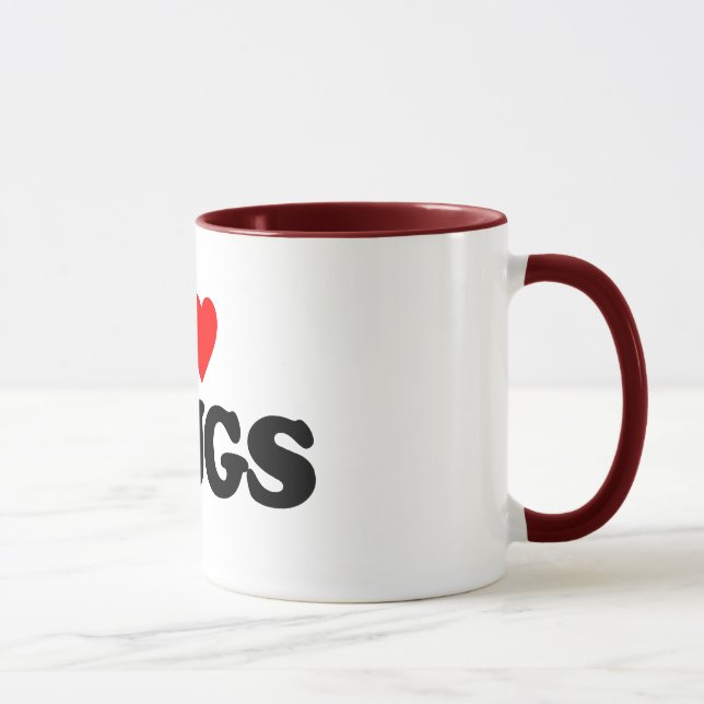 I LIEBE-SCHNECKEN TASSE (Rechts)