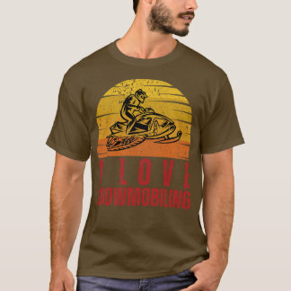 I Liebe Schneemobil 7 T-Shirt