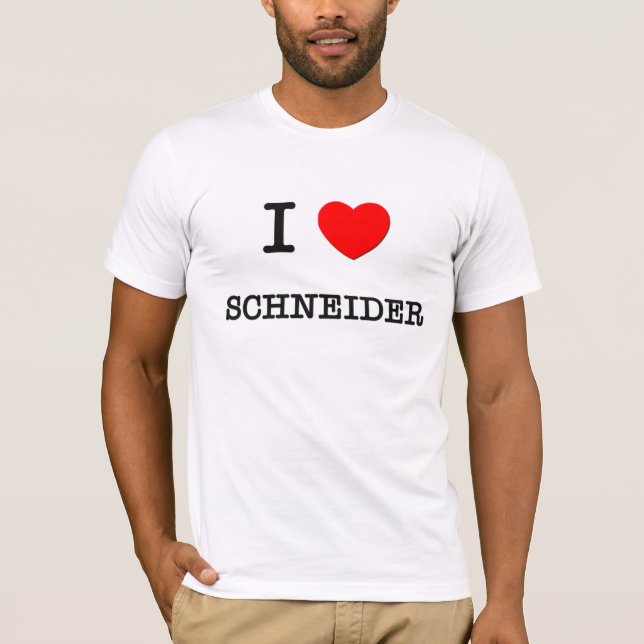I Liebe Schneider T-Shirt (Vorderseite)